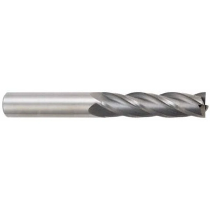 OSG 5/8, 2-1/4 LOC, 5/8 Shank Diam, 5 OAL, 4 Flute, Solid Carbide Square End Mill Single End, TiCN Finish, Spiral Flu...